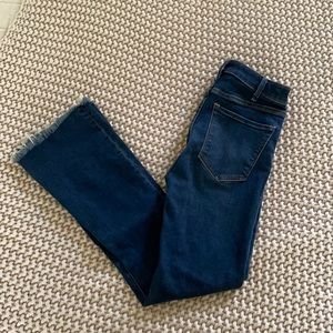 Abercrombie Kick Flare Cropped Jeans